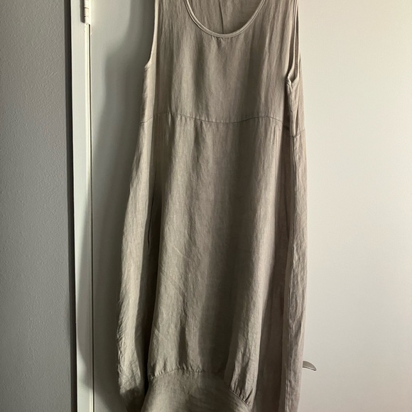 Rosemarine Dresses & Skirts - Rosemarine Lagenlook Linen Midi Dress NWOT Size L